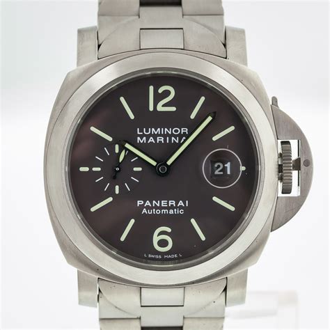 panerai automatic luminor marina titanium 300m